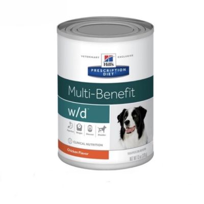 Hill’ s Multi Benefit w/d อาหารสำหรับควบคุมน้ำหนักและสุนัขป่วยเบาหวาน