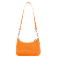 MOJOYCE Vintage Women Clear Solid Color Shoulder Underarm Bag Casual Hobos Handbags