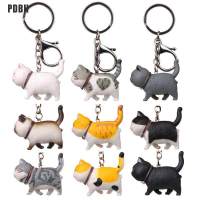 [PDBH แฟชั่น Store] แมวน่ารักพวงกุญแจลูกแมวพวงกุญแจกระเป๋าถือจี้ประดับของขวัญสำหรับเด็ก