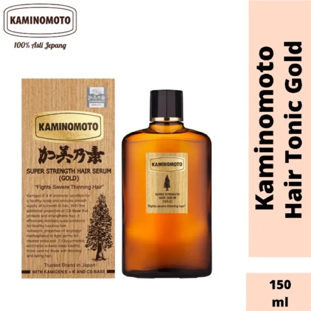KAMINOMOTO HAIR TONIC GOLD ORIGINAL 150ML BPOM TONIC KAMINOMOTO ORI