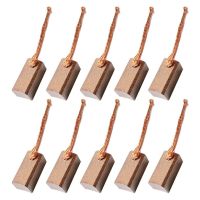 【YF】 10pcs Practical Carbon Brushes Wire 7×8×15mm Leads Generator Durable Electric Motor Brush Replacement High Quality Hand Tools