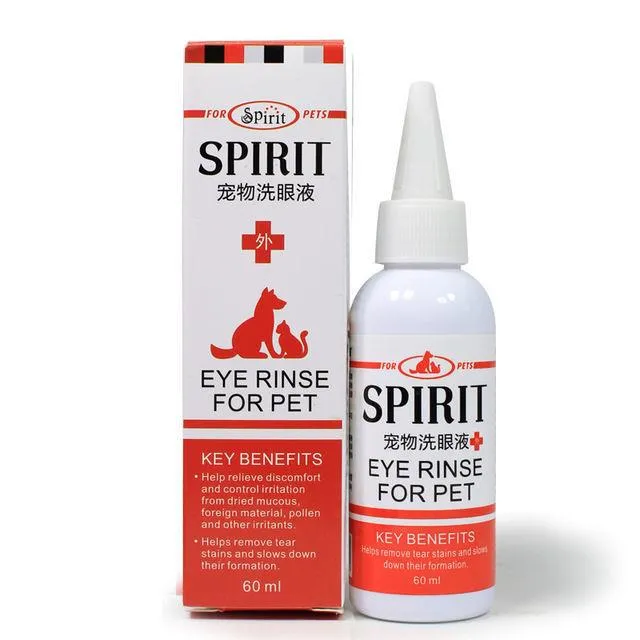 Pet eyedrops cat dog to tears clean eye clean physical cleaning fluid