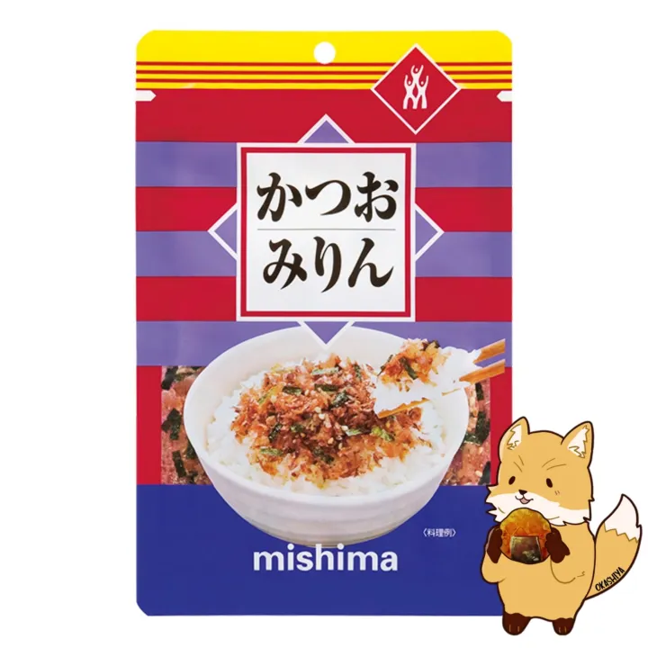 ผงโรยข้าว ปลาคัตสึโอะ หอมมิริน 25กรัมかつおみりん Bonito Flakes and Sesame