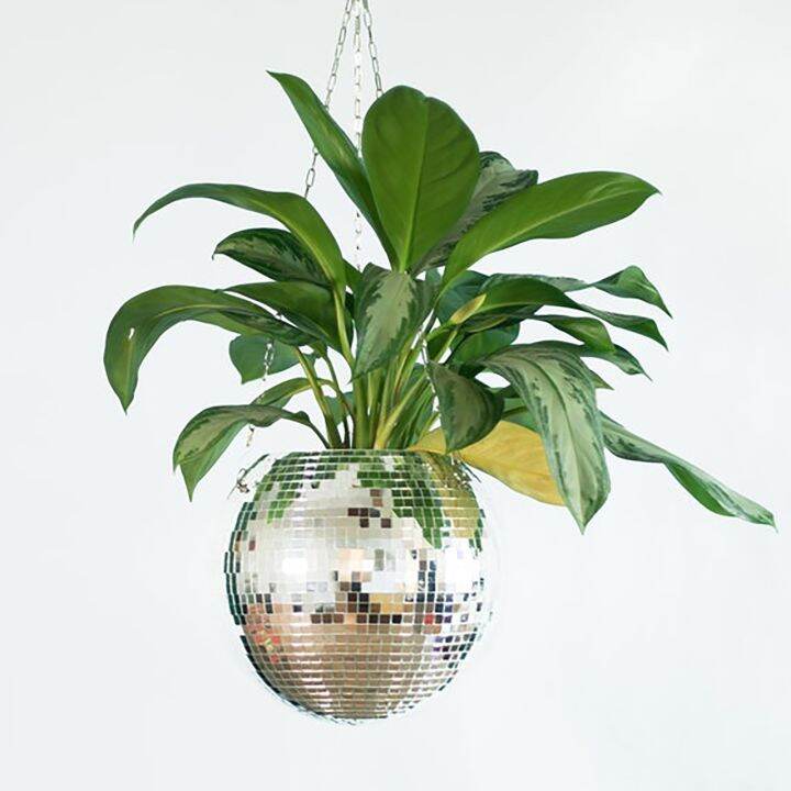 cc-1pcs-disco-vase-wall-hanging-pot-pots-rope-flowerpot-balcony