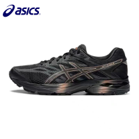 2023 Asics รองเท้าคุณพ่อรองเท้าวิ่งบุฟองน้ำ,รองเท้าบุรุษรองเท้าผู้หญิงรองเท้าบุรุษเจลฟลักซ์4ตาข่ายทนเครื่องแต่งกายระบายอากาศ