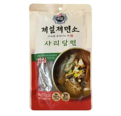 วุ้นเส้นเกาหลี จับแช ทังมยอน CJ brand premium dangmyun japchae 80g. original 국산당면