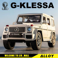 LEO 1:24 BRABUS G65 เสียงและแสงผล 4 ประตูสามารถเปิดได้D iecastรถโลหะผสมรุ่นของเล่นสำหรับเด็กผู้ชายของเล่นสำหรับรถเด็กสำหรับรถเด็กของเล่นราคาถูก