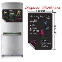 A3 Magnetic Black board  Kids Room Decor Magnet Chalkboard Home Kitchen Refrigerator Notice Board Pipe Fittings Accessories