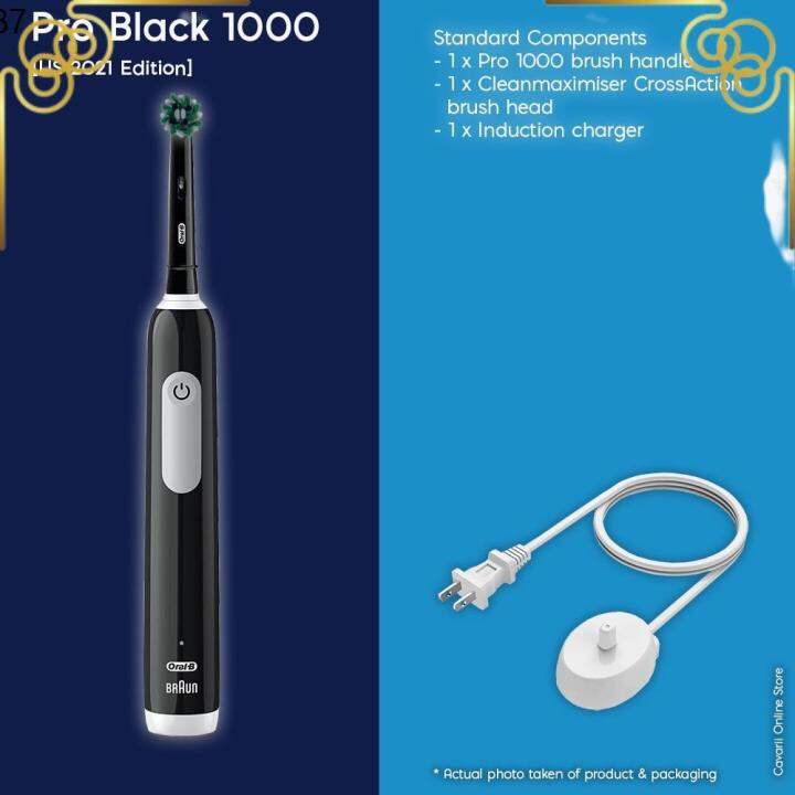 1 electric toothbrush kid 1 ♙OralB Pro 1000 Power Rechargeable