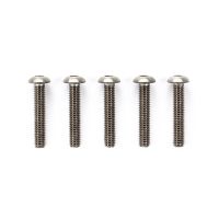 [ชุดแต่งรถบังคับ] TAMIYA 53533 OP.533 3x16mm Titanium Round Head Socket Screw (5pcs.) ชุดแต่งทามิย่าแท้ rc