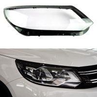 Car Front Head Light Lamp Cover Transparent Lampshade Headlight Cover Shell Mask Lens for-Tiguan 2013-2017