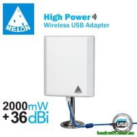 36dBi Outdoor High Wifi Antenna 150Mbps,2.4GHz,10m usb cable,Melon N4000