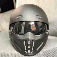 Casco De Escorpión Retro Para Motocicleta, Combinación Multiusos, Medio Abierto, Aprobado Por DOT, Novedad De 2023