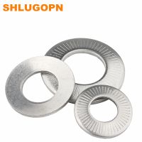 Disc Spring Washer Butterfly Lock Washer Single sided Knurled Stripe Washer Saddle Non Slip Gasket M4 M20 Stainless Steel 304