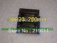 【▼Hot Sales▼】 zhaolanj Sop20อะแดปเตอร์ Dip20กว้าง200-208mil A/Soic20เป็นซ็อกเก็ต Dip20โปรแกรมเมอร์อะแดปเตอร์ Ic 2ชิ้น/ล็อต