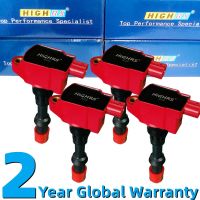 ►◆ Set of 4 Ignition coil pack fit 2003 2004 2005 Honda Jazz GLI Civic FIT L13A Hybrid LDA1 L13A1 1.3L Performance 30520-PWA-003