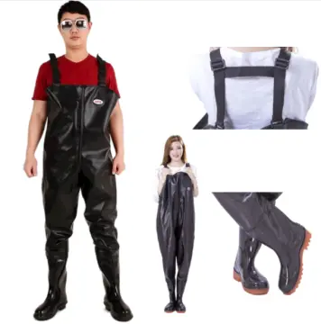Yan Yan waterproof waders, full body fishing suit, fishing jumpsuit,  thickened fishing suit, wading clothes, rain