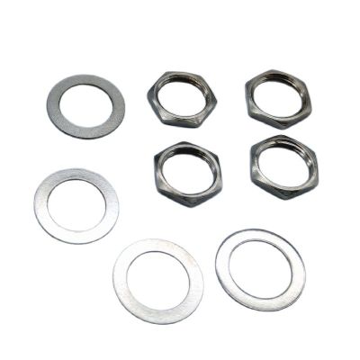 20pcs/lot Nut And Gasket For British System F Connector CATV F Connector Nut Gasket Nails Screws Fasteners