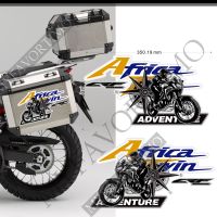 AfricaTwin เคสท้ายรถกระเป๋ากล่องอลูมิเนียมผจญภัยถังสติกเกอร์แผ่นแฝดแอฟริกันชุดสำหรับฮอนด้า CRF1000L CRF 1000