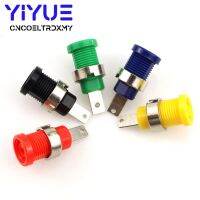 ][= 10Pcs 4Mm Banana Socket Binding Post Plug Jack Electrical Connector Terminal Test Hole DIY Parts