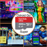 สถานีจำลอง400 GB การ์ด SD,-16,000เกมใช้ Batocera สำหรับ Odroid Go SUPER OGS ที่ดีที่สุด Plug &amp; Play