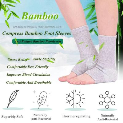 Bamboo Compression Foot Sleeve For Men And Women The Sock For Plantar Compression Support Perfect Ankle Wraps S4B3