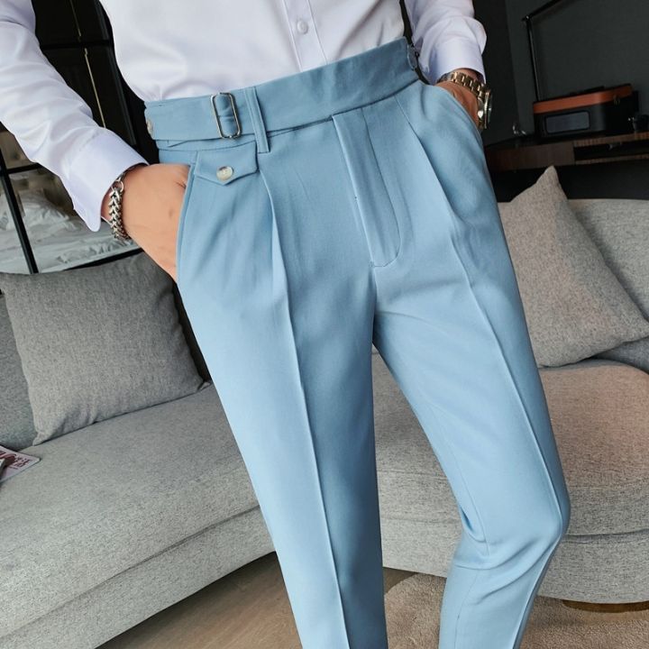Charles Tyrwhitt Smart Casual Slim Fit Trousers, Black at John Lewis &  Partners