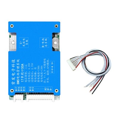 17S 60V Ternary with Equalization Same Mouth BMS Lithium Battery Protection Board for Electric Vehicle