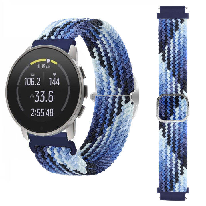 Suunto 9 Peak Pro สายสายผ้าไนลอน Suunto 9 Peak Pro Strap SmartWatch สาย ...