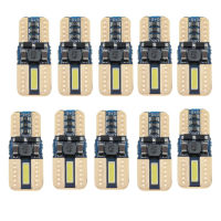 10ชิ้นรถ T10ความกว้างไฟแสดงสถานะ W5w 168 T10 7020 2smd อัตโนมัติ Led หลอดไฟโคมไฟอ่านหนังสือ6500พัน DC 12โวลต์-24โวลต์