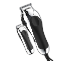 WAHL® Deluxe Chrome Pro Haircutting Kit with Trimmer รุ่น 79524-5201 ปัตตาเลี่ยน  ชุดปัตตาเลี่ยนตัดแต่งผมและที่กันจอน