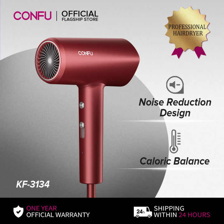 CONFU Hair Dryer Blow Dryer Professional Salon Negative Ions Hair Blow ...