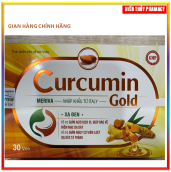 Viên Uống tinh nghệ Curcumin Gold Meriva nhập khẩu Italy hỗ trợ làm giảm các triệu chứng viêm loét dạ dày, tá tràng, ung bướu - Hộp 30 viên