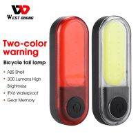 ๑ WEST BIKING Rechargable Bicycle Rear Light High Visibility MTB Road Bike Flashing Taillights Safety Warning USB LED Lights