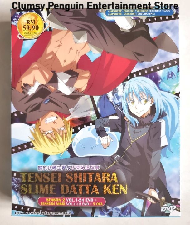 Tensei shitara Slime Datta Ken Season 2 +5OVA (DVD) (2021) Anime