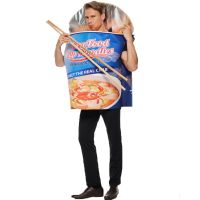 [COD] new bowl noodle play costume fun seafood instant jumpsuit party performance cos