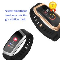 Color Screen IP67 Waterproof Heart Rate Blood Pressure Monitor Smartband Bracelet Pedometer Sports Fitness wristband for iPhone8  Pedometers