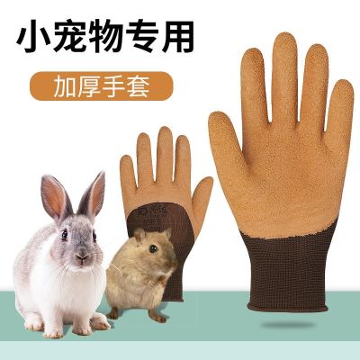 High-end Original Anti-bite gloves Hamster supplies small pet childrens protective gloves anti-scratch cat rabbit golden silk bear parrot bath