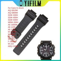 ✙◈ PU Watchband Strap For Casio G Shock AQS810W AQS800W W735H AEQ110W W-800H W-200H 216H MRW-200H Replacement Watch Accessories