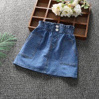 Girls Skirt Summer Denim Girls Cake Mini tiskirt Suitable For 1-6 10 12 14 Years Old