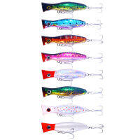 Factory Price 13cm 43g ABS Hard Plastic Artificial Baits Big Popper Fishing Lures with 3D Eyes