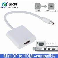 Grwibeou Thunderbolt Port Display Mini Kualitas Tinggi DP Ke HDMI-Kabel Adaptor Kompatibel untuk Apple Mac Macbook Pro Air