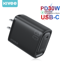 KIVEE อะแดปเตอร์ iphone หัวชาร์จเร็ว 30W หัวชาร์จ type c หัวชาร์จไอโฟน /20W/27W/30W อะแดปเตอร์ iphone USB C Fast Charger PD4.0 for iPhone 14 13 12 Pro Max SAMSUNG S10+/Note 10