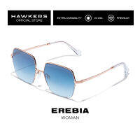 HAWKERS Denim EREBIA Sunglasses For Men And Women. UV400 Protection. Official Product Designed In SpaIn HERE20KLM0