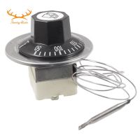 ☀SALE☀AC 16A 250V 50 to 300 Celsius Degree 3 Pin NC Capillary Thermostat for Electric Oven