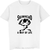 เสื้อยืดแฟชั่นผู้ชายแฟชั่นการออกแบบเสื้อยืด Skinhead A Way Of Life ไอเดียของขวัญสำหรับผู้ชายและผู้หญิงฤดูร้อน Cool Tees Streetwear คุณภาพสูงแขนสั้น