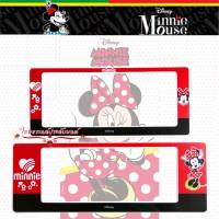 กรอบป้ายรถยนต์ กรอบป้ายทะเบียน Minnie Mouse สินค้าไทย งานพลาสติกABSหนาพิเศษ กันน้ำ แข็งแรง ทนทาน ไม่กรอบ ไม่ซีด ขนาดมาตรฐาน ติดตั้งง่าย