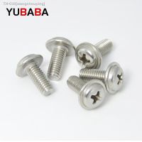 ◙✥ 20PCS M2 M2.5 M3 M4 M5 DIN967 Nickel plating Cross recessed pan head screws with collar For Computer Floppy DVD ROM Motherboard