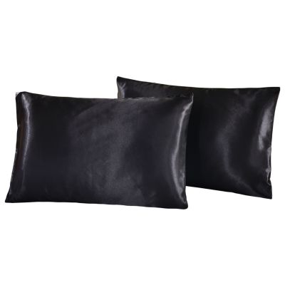 【CW】 1PC Color Silky Pillowcase shams Cal-King 30