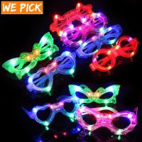 【CW】 1PC Adult Kids LightUp Sunglasses Plastic Glasses Wedding Birthday Costumes for Children